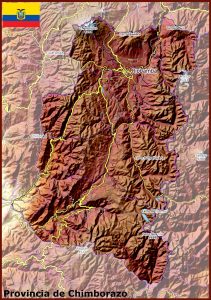 Mapa topográfico de la provincia de Chimborazo. Mapa topográfico de la provincia de Chimborazo.
