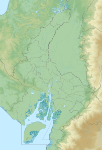 Mapa físico en blanco de la provincia del Guayas. Mapa físico en blanco de la provincia del Guayas.