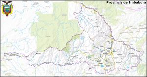 Mapa de la provincia de Imbabura