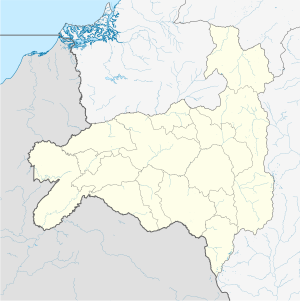 Mapa mudo de la provincia de Loja