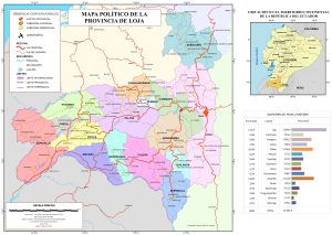 División político administrativa de la provincia de Loja. División político administrativa de la provincia de Loja.