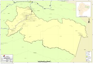 Mapa de carreteras de la provincia de Orellana
