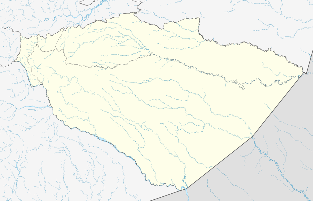 Mapa mudo de la provincia de Pastaza.