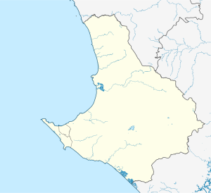 Mapa mudo de la provincia de Santa Elena