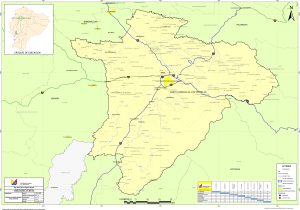 Mapa de carreteras de Santo Domingo de los Ts&aacute;chilas