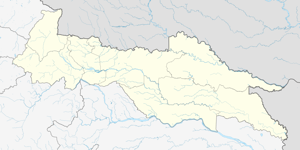 Mapa mudo de la provincia de Sucumb&iacute;os.