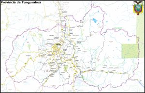 Mapa de la provincia de Tungurahua