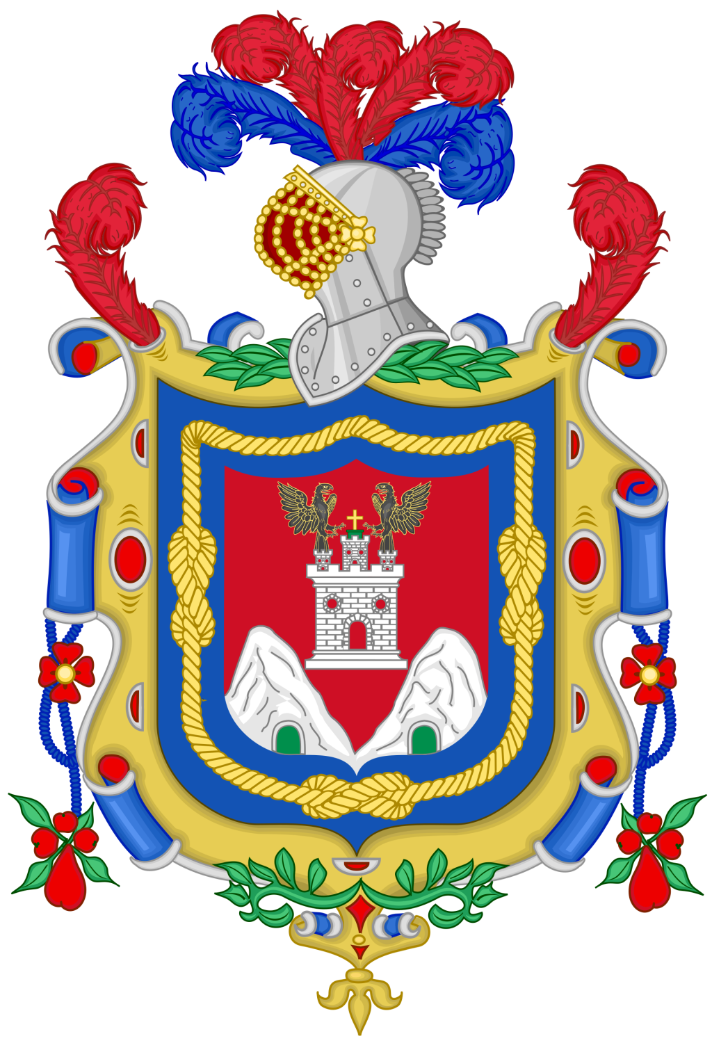 Escudo de la ciudad de Quito.