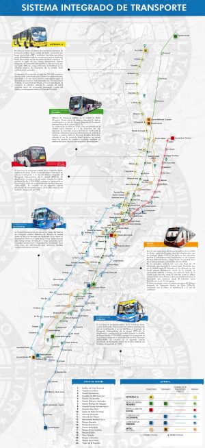 Plano del Sistema Integrado de Transporte de Quito