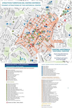 Atractivos tur&iacute;sticos del Centro Hist&oacute;rico de Quito