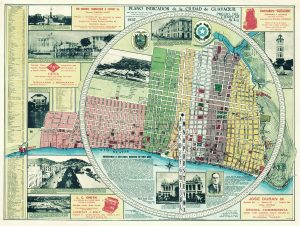 Plano de Guayaquil del a&ntilde;o 1937