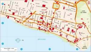 Plano del centro de la ciudad de Guayaquil