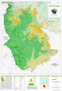Topograf&iacute;a del estado Amazonas (Venezuela).