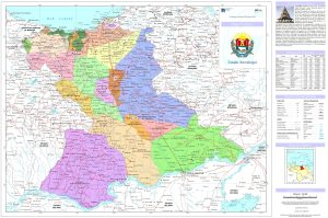 Mapa pol&iacute;tico del estado Anzo&aacute;tegui