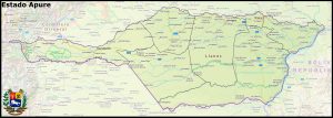 Mapa del estado Apure