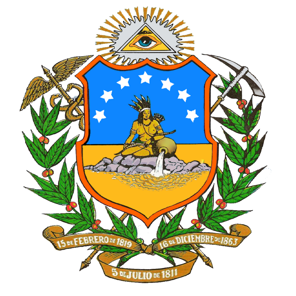 Escudo del estado Bolivar (Venezuela).