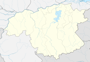 Mapa mudo del estado Bol&iacute;var (Venezuela)