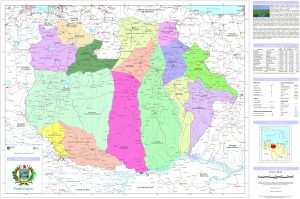 Mapa pol&iacute;tico del estado Gu&aacute;rico