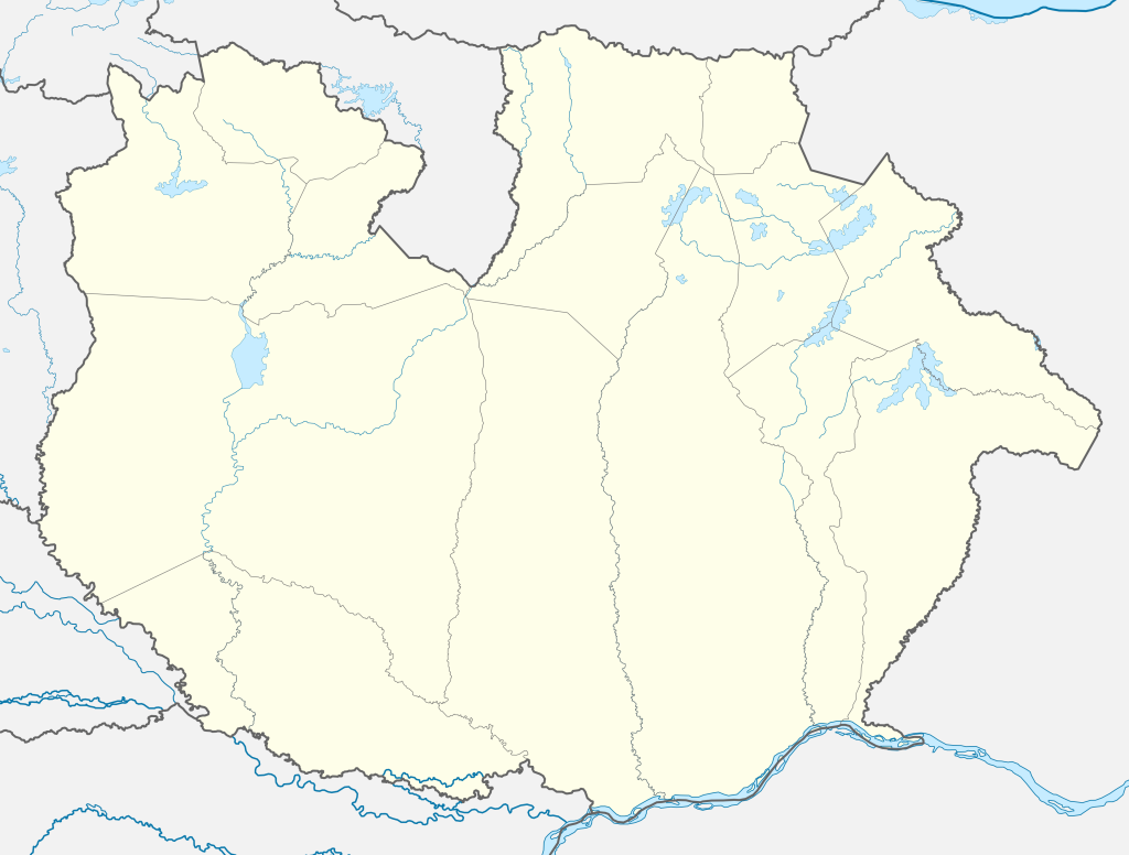 Mapa mudo del estado Gu&aacute;rico.
