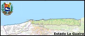 Mapa del estado La Guaira