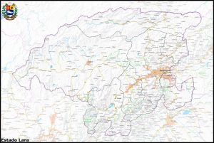Mapa del estado Lara