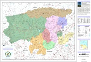 Mapa pol&iacute;tico del estado Lara
