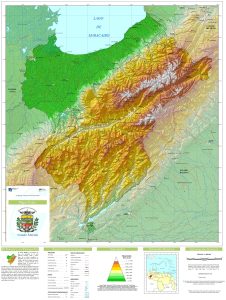 Topograf&iacute;a del estado M&eacute;rida.