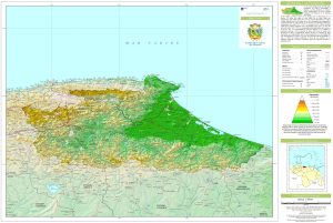Topograf&iacute;a del estado Miranda.