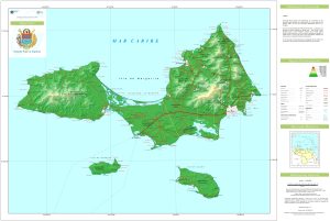 Topograf&iacute;a del estado Nueva Esparta.