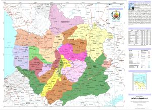Mapa pol&iacute;tico del estado Trujillo