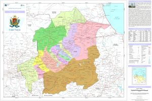 Mapa pol&iacute;tico del estado Yaracuy