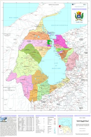 Mapa pol&iacute;tico del estado Zulia
