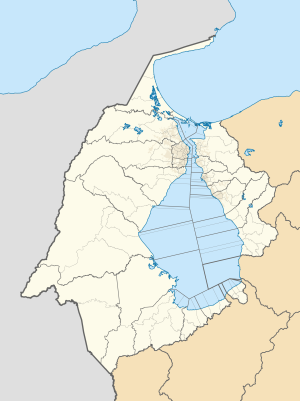 Mapa mudo del estado Zulia