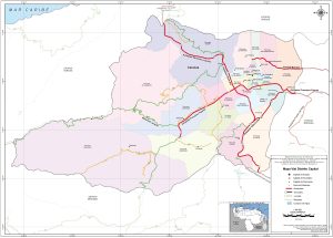 Mapa de carreteras del Distrito Capital (Venezuela)