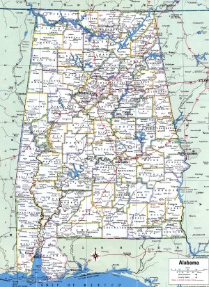 &iquest;Cu&aacute;les son las principales ciudades del estado de Alabama?