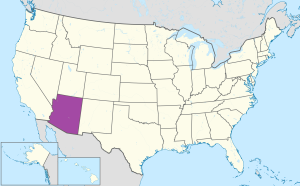 &iquest;D&oacute;nde se encuentra el estado de Arizona?