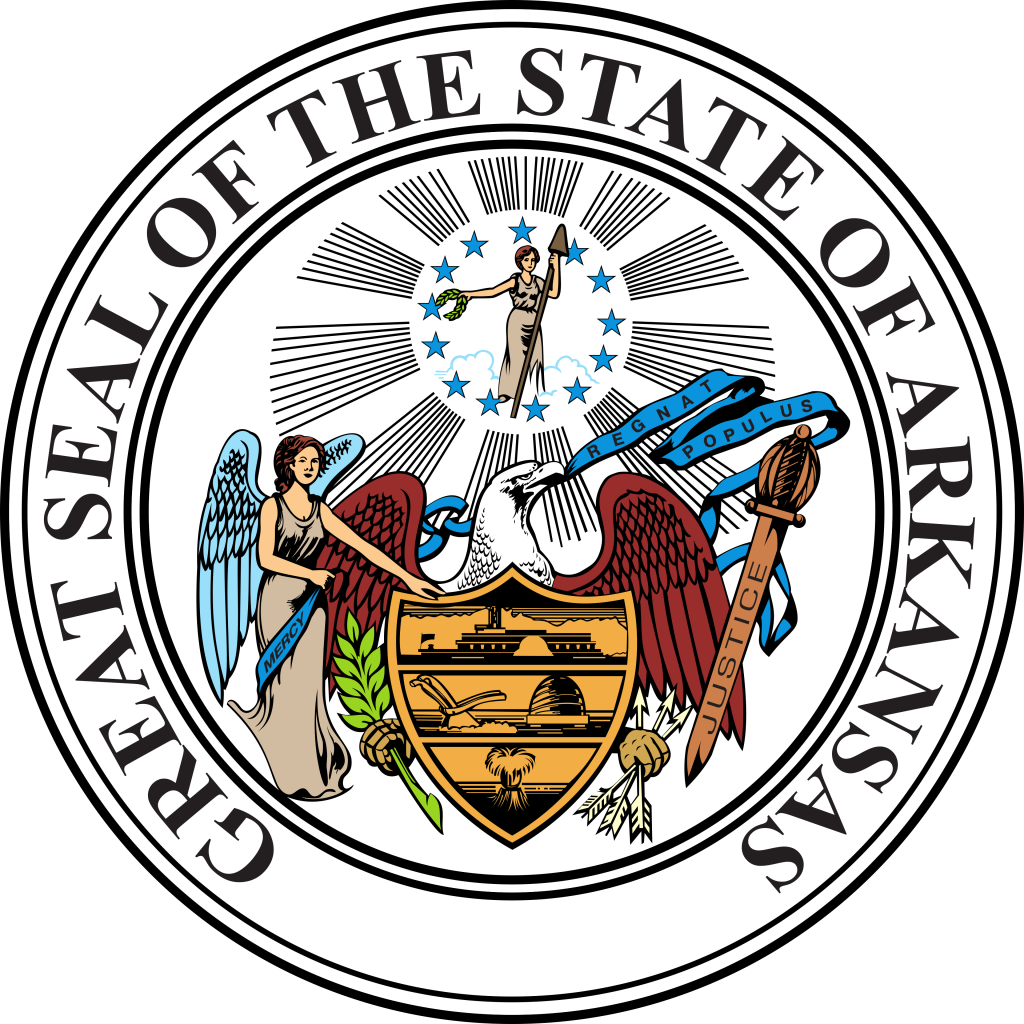 Gran sello del estado de Arkansas.