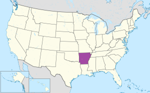 &iquest;D&oacute;nde se encuentra el estado de Arkansas?