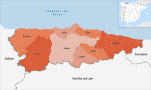 ¿Cuales son las comarcas del Principado de Asturias?