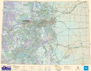 Mapa de Colorado.