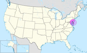 &iquest;D&oacute;nde se encuentra el estado de Delaware?