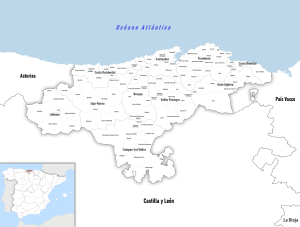 ¿Cuáles son los municipios de Cantabria?