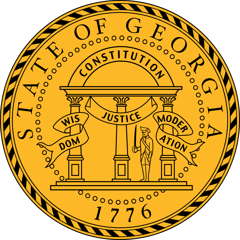 Gran sello del estado de Georgia (Estados Unidos).