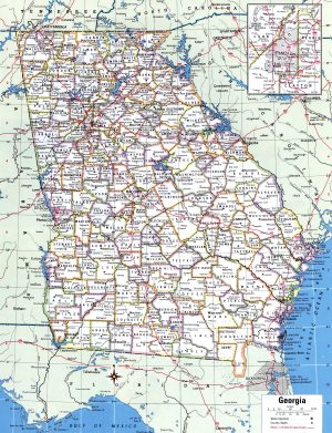 Principales ciudades del estado de Georgia en Estados Unidos