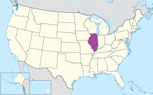 &iquest;D&oacute;nde se encuentra el estado de Illinois?