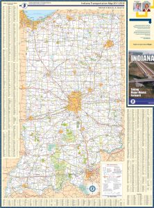 Mapa de Indiana.