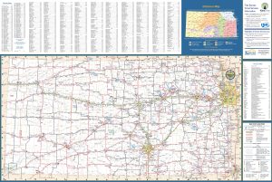 Mapa de Kansas.