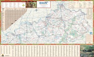 Mapa de Kentucky.