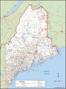 Carreteras del estado de Maine.