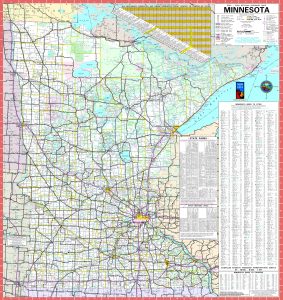 Mapa de Minnesota.